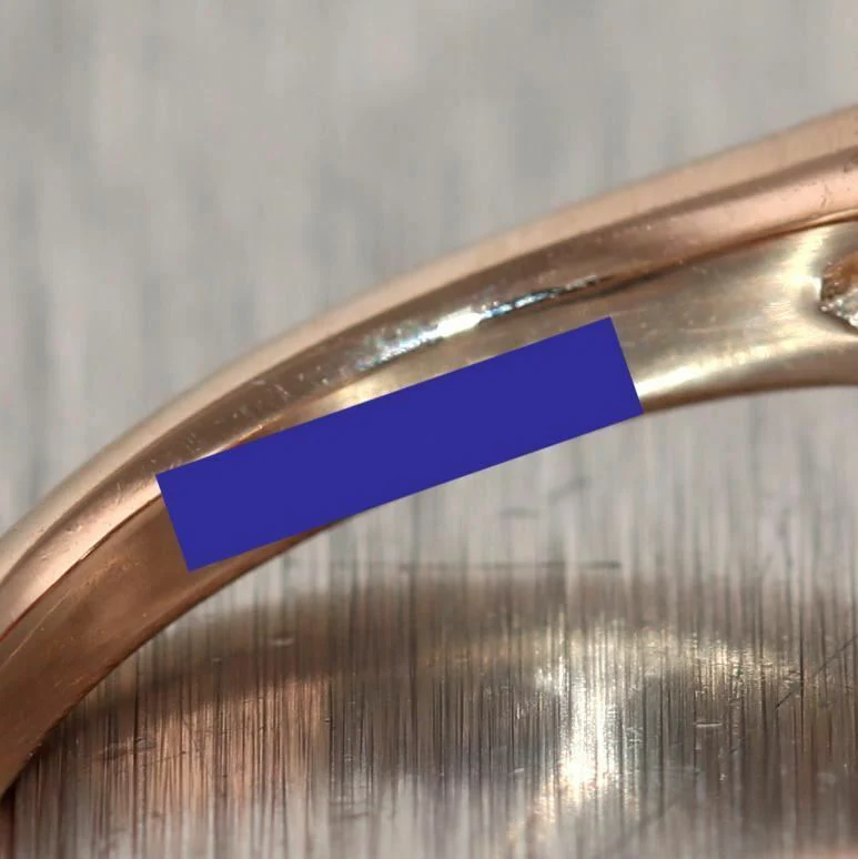 14k Rose Gold 1.75ctw Oval Diamond Halo Ring - Image 6