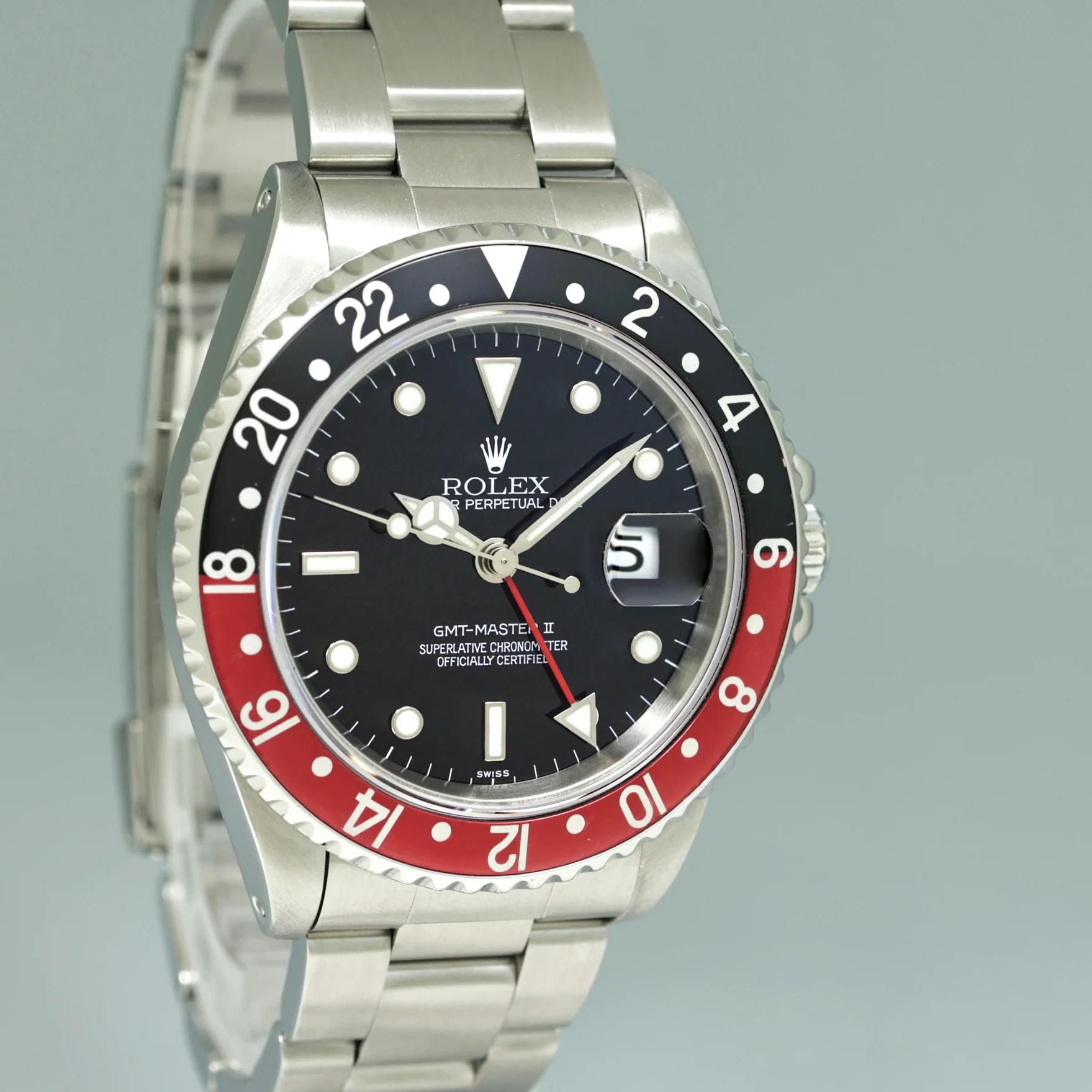 1999 Rolex GMT-Master II 2 Coke Red Steel 16710 40mm Watch Box - Image 3