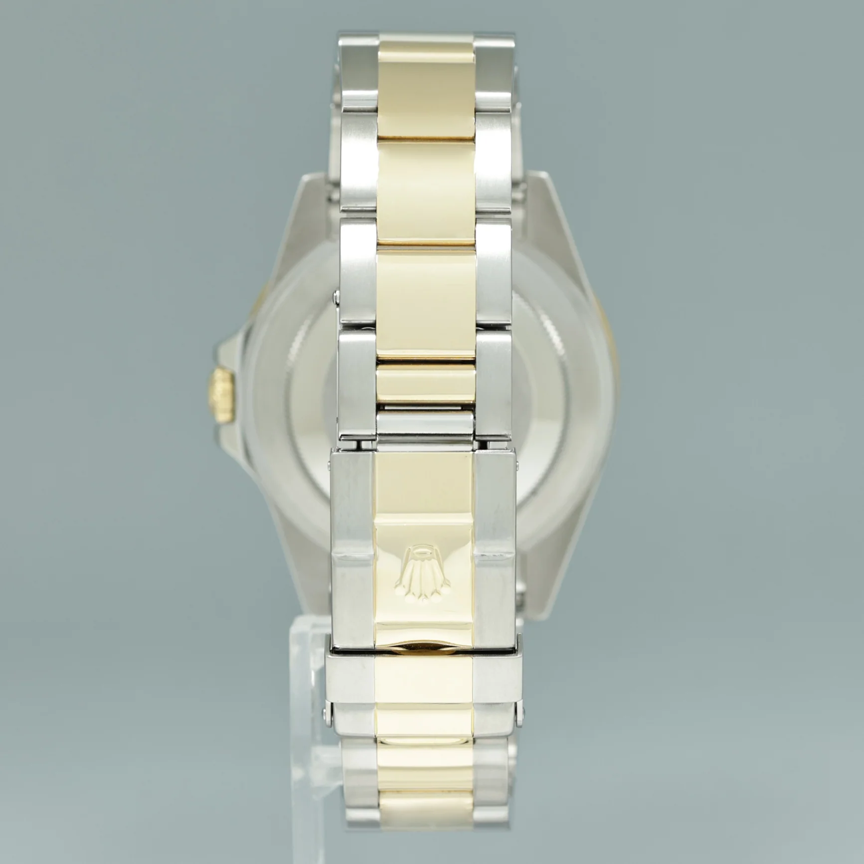 MINT 2000 Rolex GMT-Master 16713 Black Two-Tone Yellow Gold and Steel Oyster Watch - Image 5