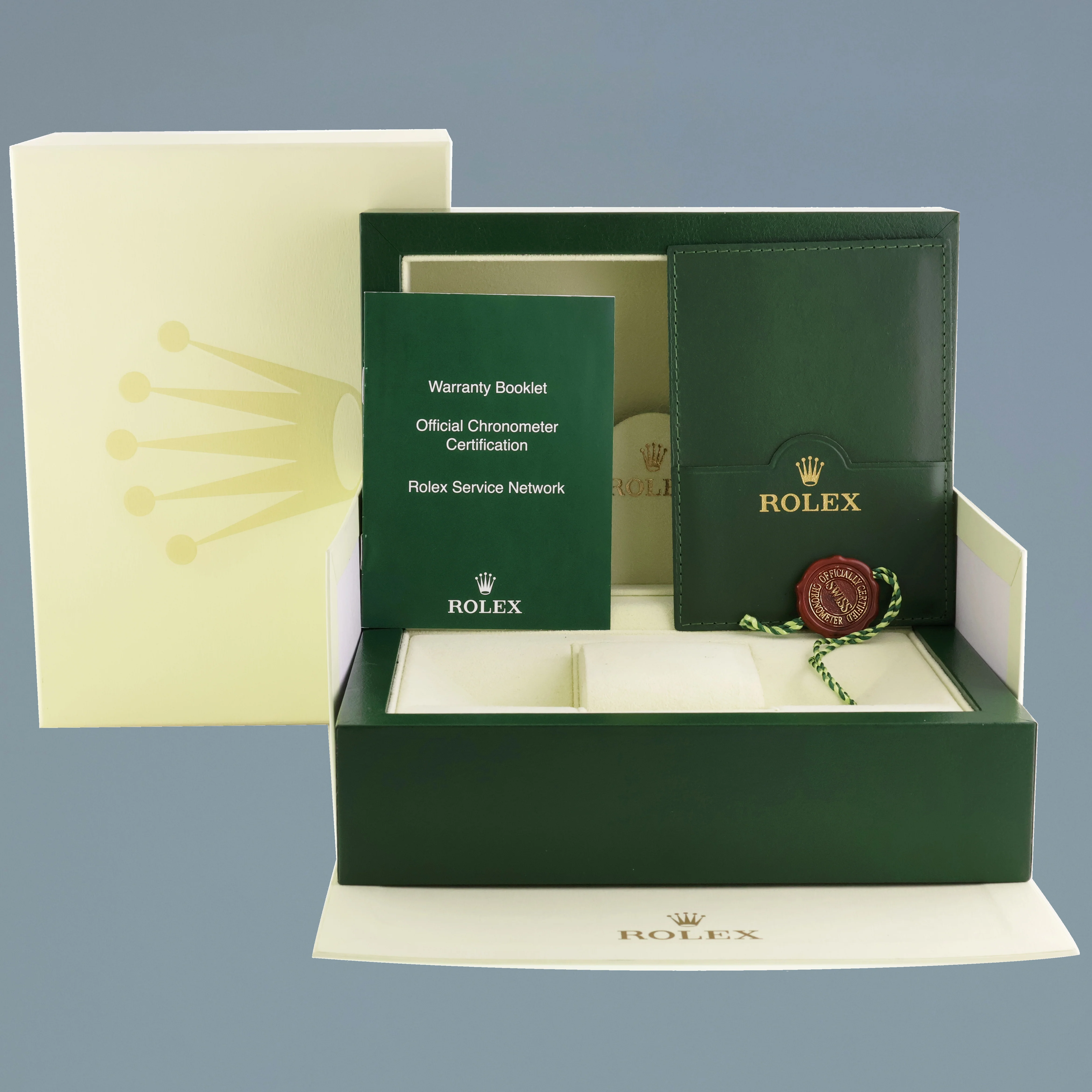 2007 MINT COKE Rolex GMT-Master II Red Black Steel Error Rectangular 16710 Watch Box - Image 7