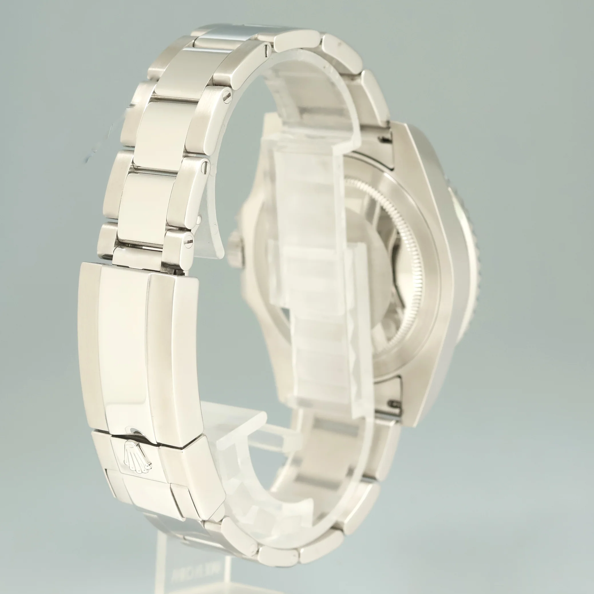 MINT Diamond Ruby & Sapphire Rolex GMT Master II 116710 Steel 40mm Black Watch - Image 6