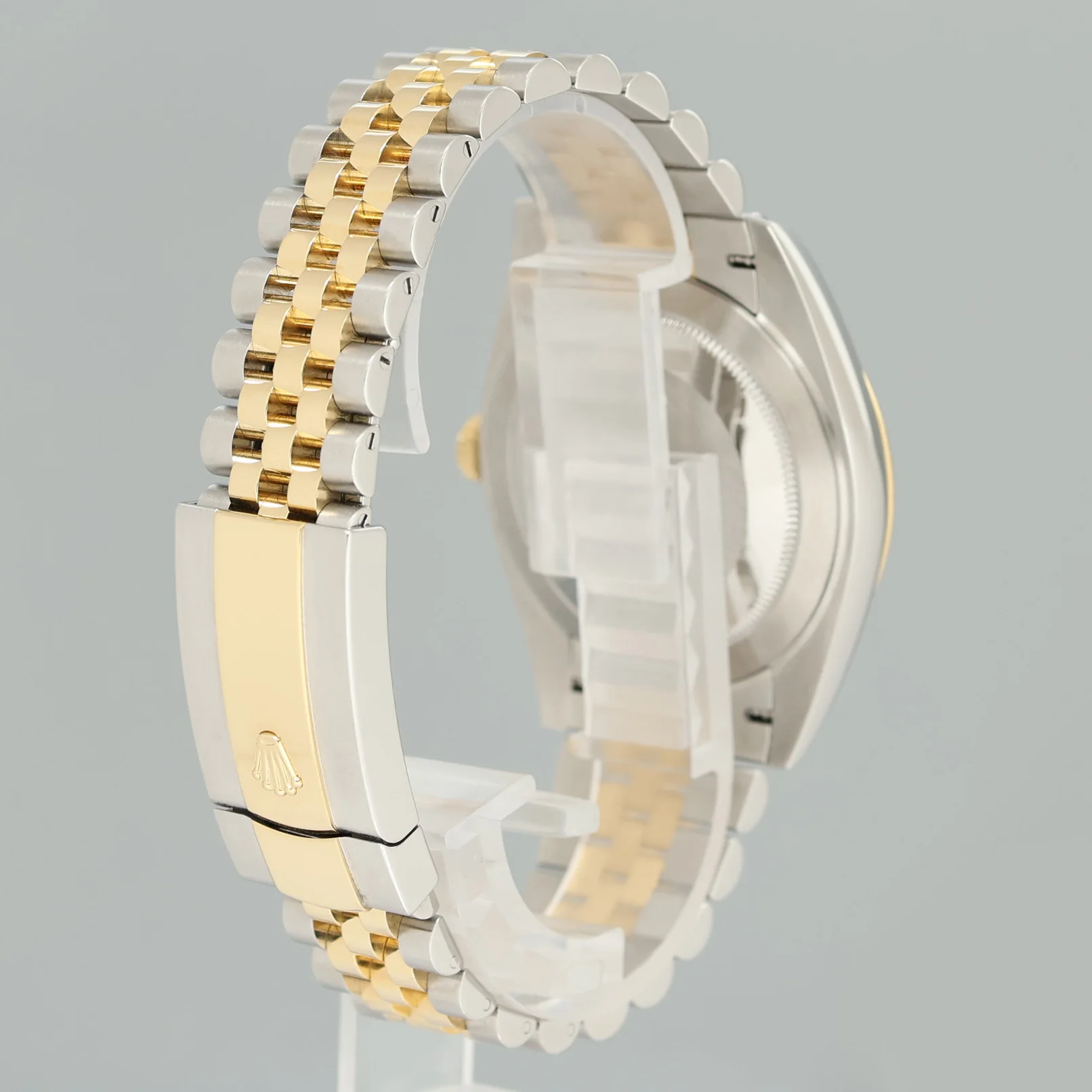 PAPERS NEW 2022 Rolex DateJust 126333 Two Tone Jubilee Champagne Diamond Watch - Image 6