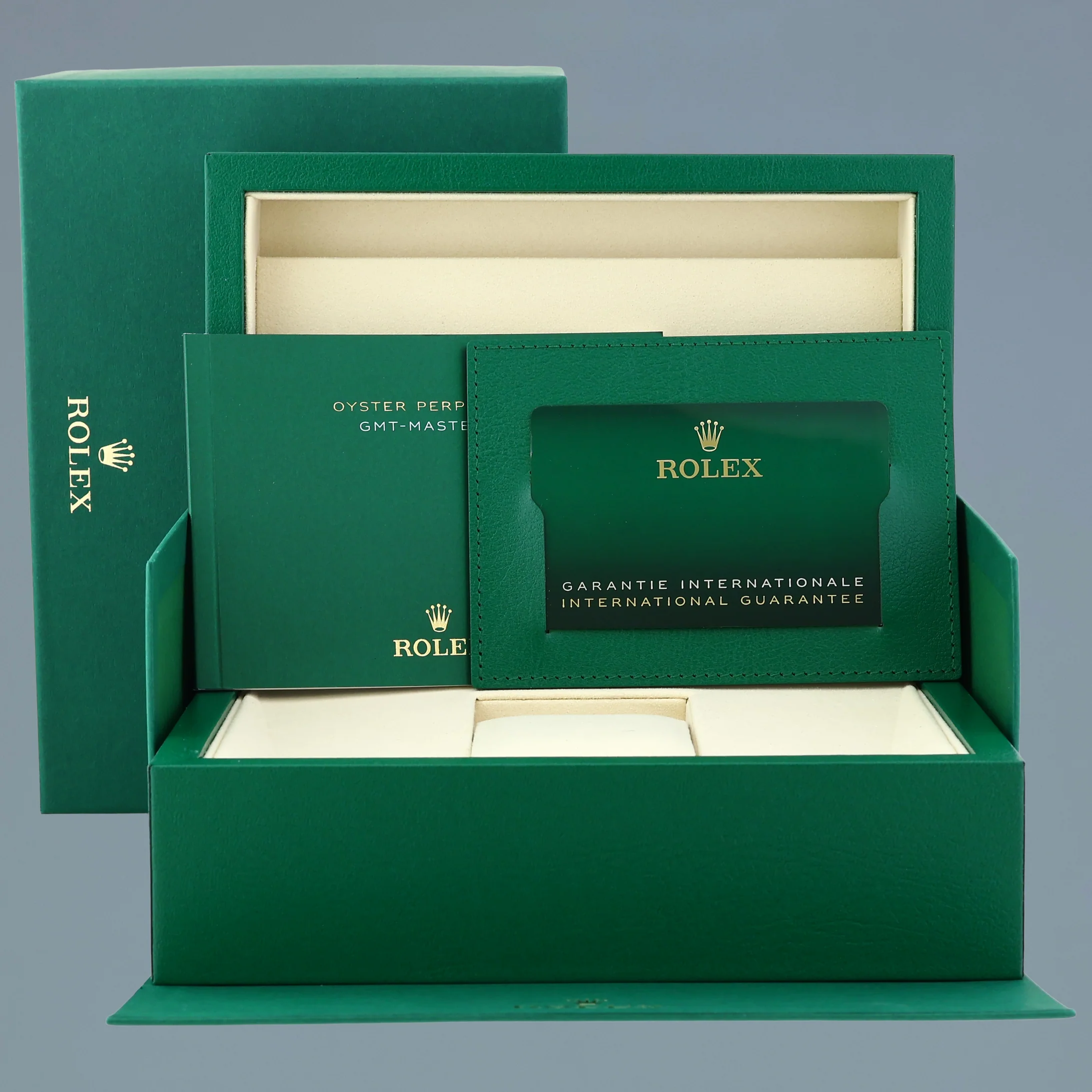 2025 NEW PAPERS Rolex GMT Master II Bruce Wayne Oyster 126710GRNR Watch Box - Image 5