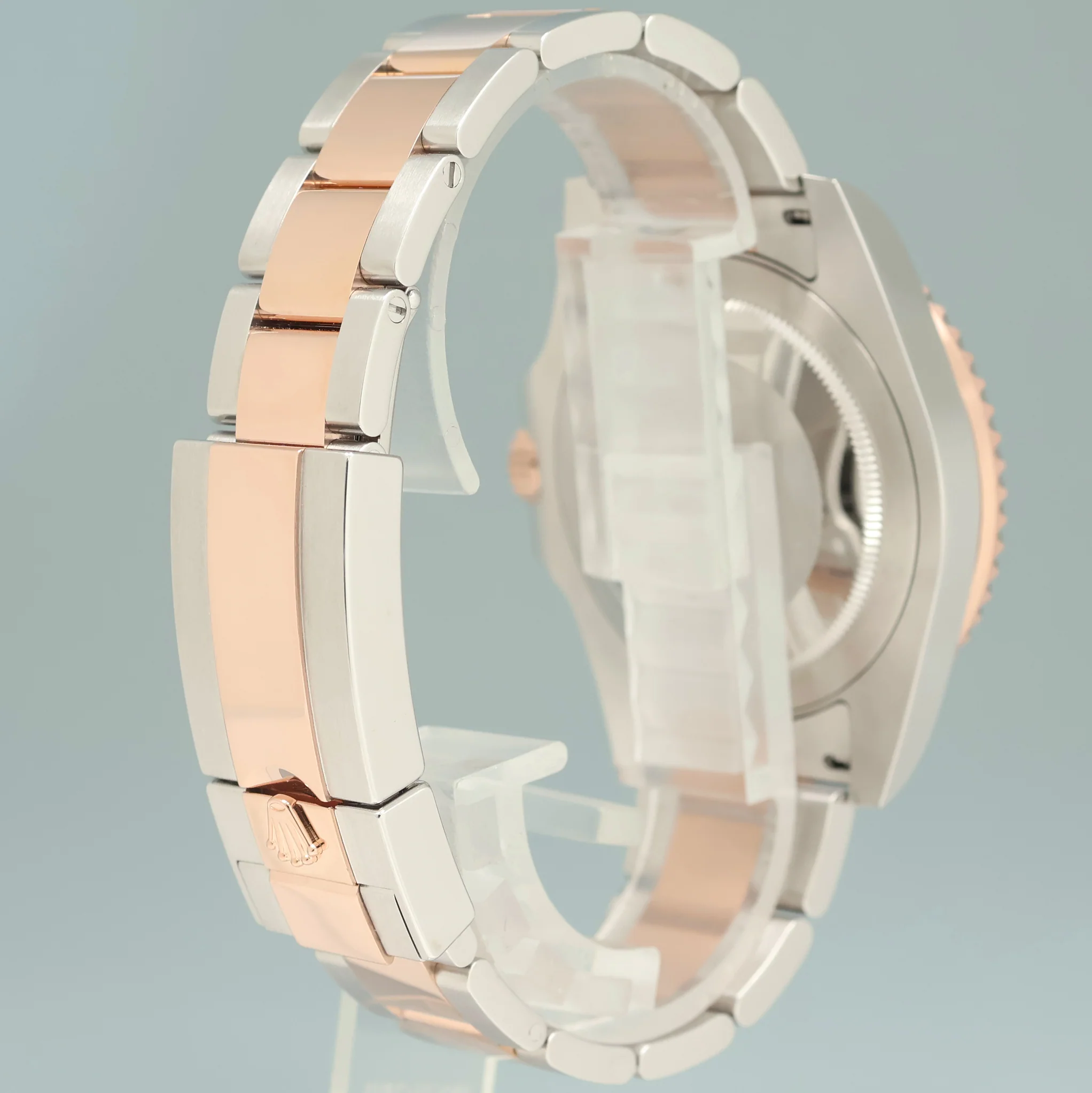 2025 NEW Rolex GMT Master II Root Beer Two Tone Rose Gold 126711 CHNR Watch Box - Image 6