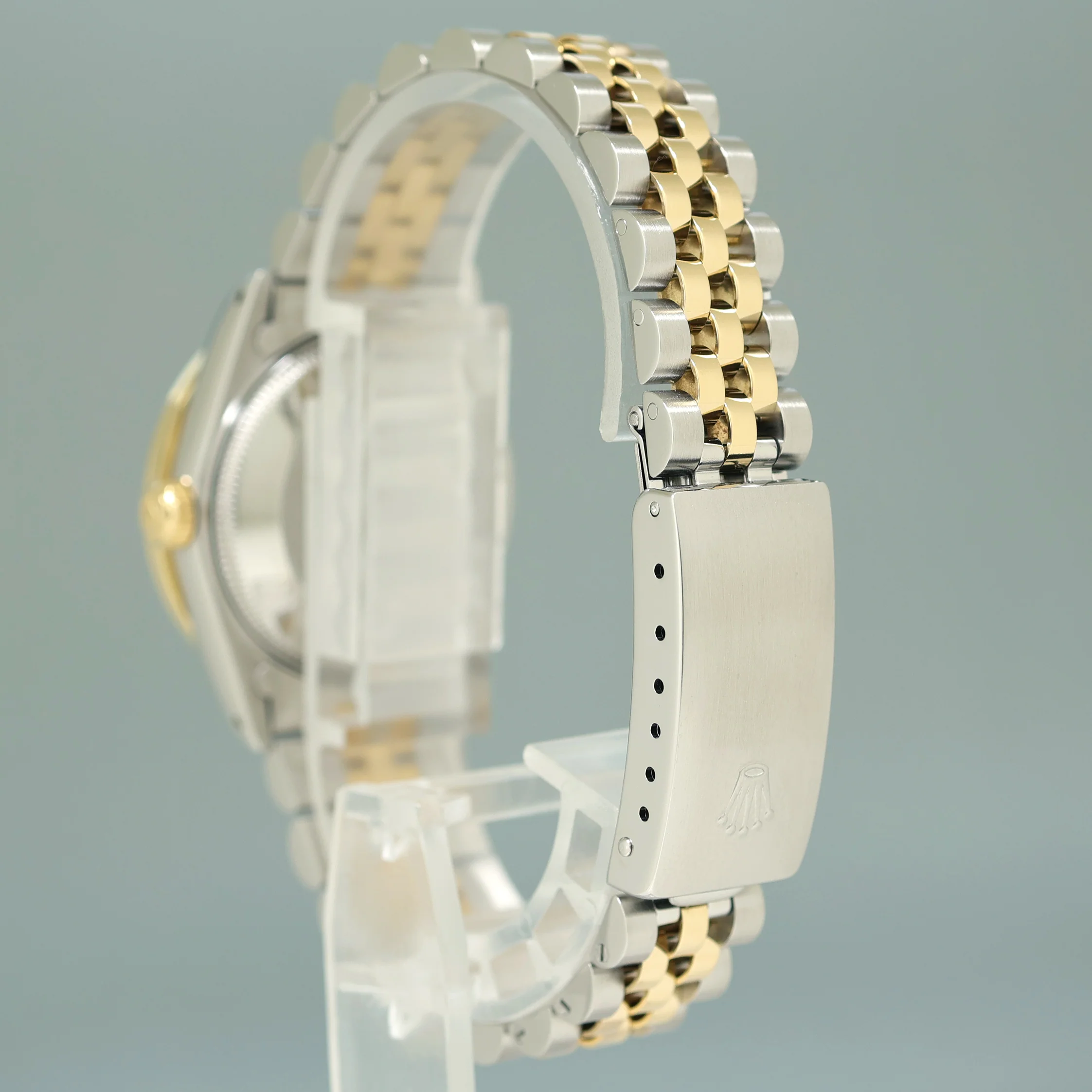 Ladies Rolex 68273 Two Tone Jubilee Yellow Gold Steel 31mm MOP Diamond Dial Watch - Image 4