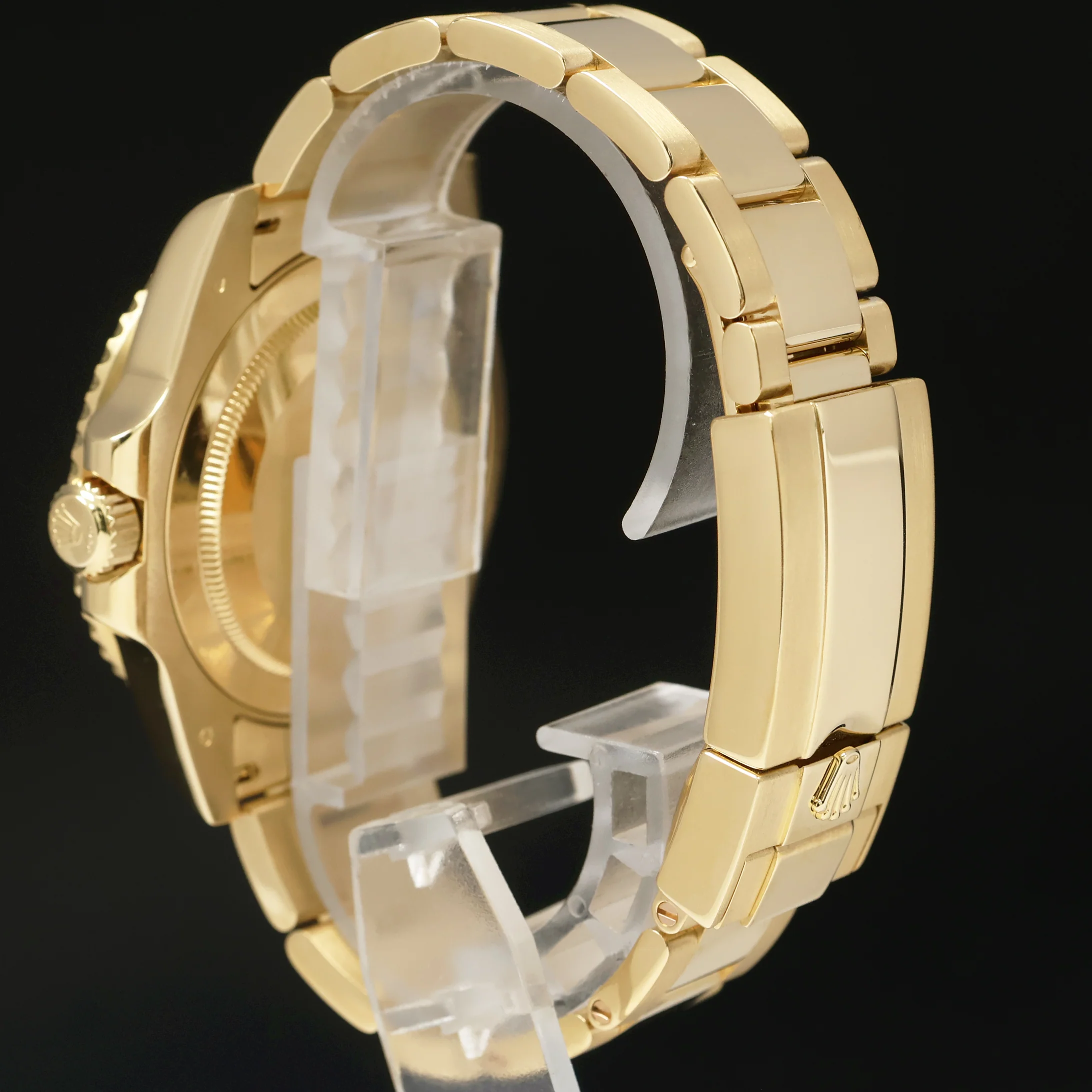 MINT 2013 PAPERS Rolex GMT-Master 2 Ceramic Green Dial 116718 Yellow Gold Watch - Image 4