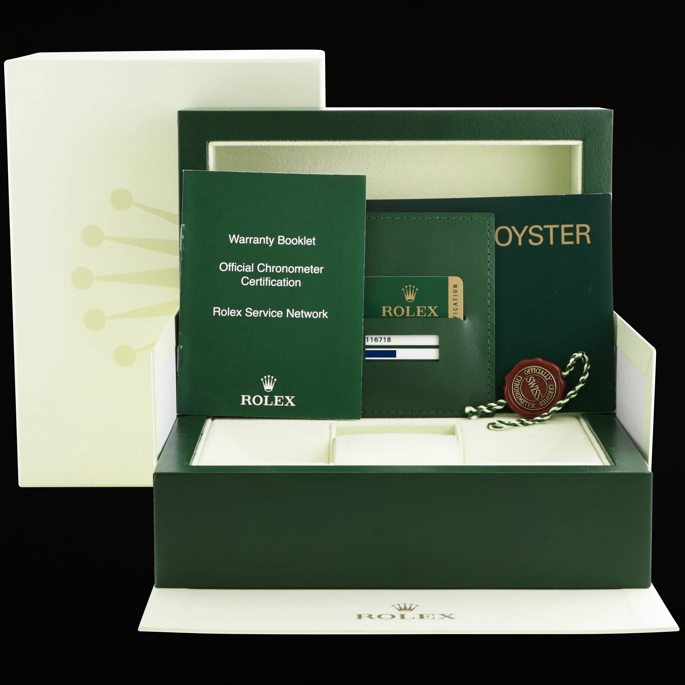 MINT 2013 PAPERS Rolex GMT-Master 2 Ceramic Green Dial 116718 Yellow Gold Watch - Image 7