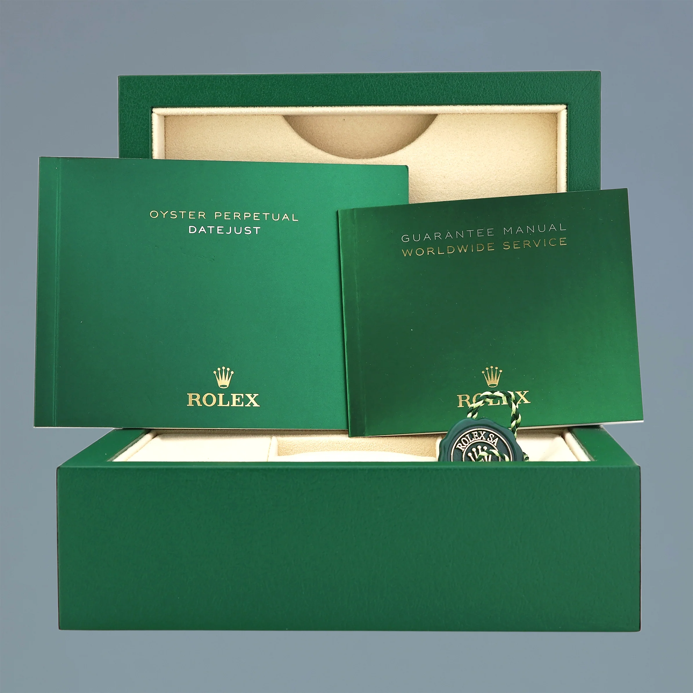 MINT 2014 Rolex DateJust 36mm 116200 Steel Oyster Floral Flower Dial Watch Box - Image 7