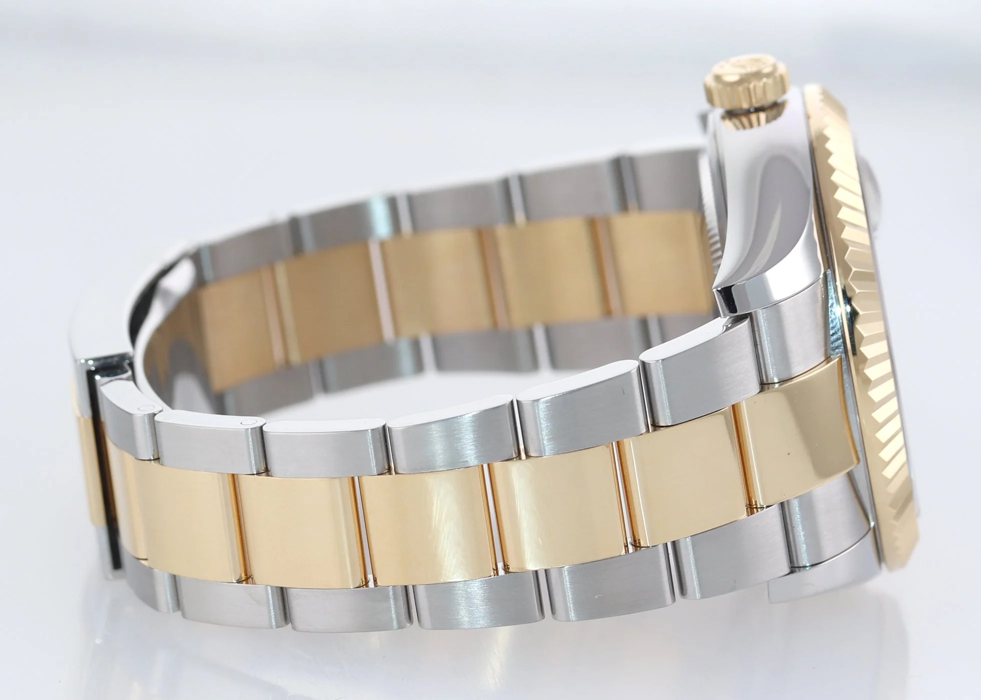 MINT 2021 Rolex Sky-Dweller 326933 Champagne Two Tone Yellow Gold Steel Watch Box - Image 5