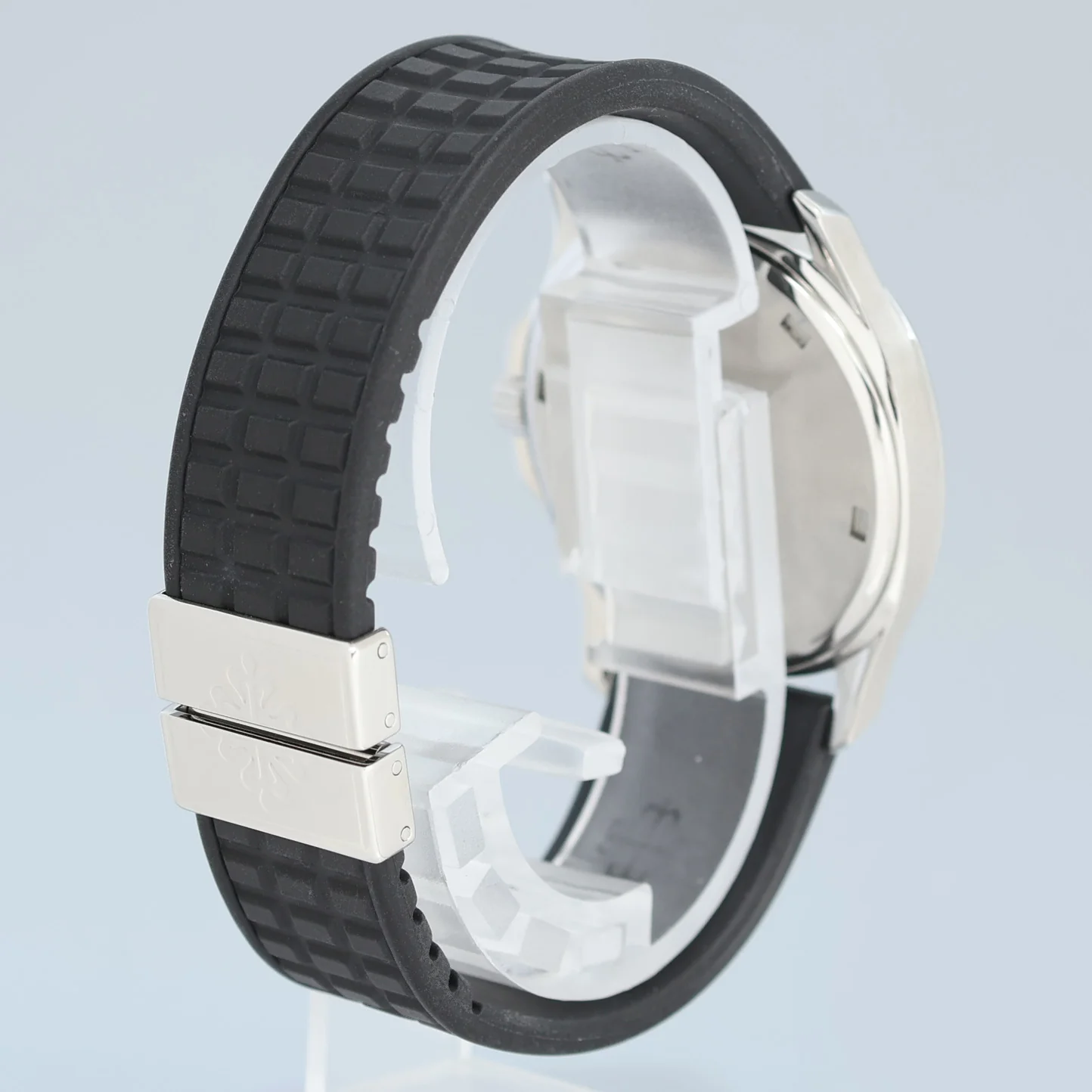 PAPERS MINT Patek Philippe Steel Aquanaut Black Rubber Luce 5067a Diamond Watch - Image 6