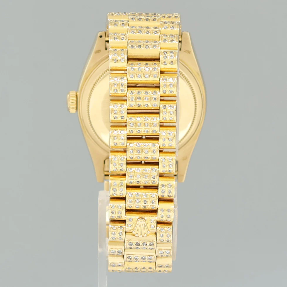 Rolex DateJust 36mm 16018 Yellow Gold Mother of Pearl Diamond President Watch Box - Image 5