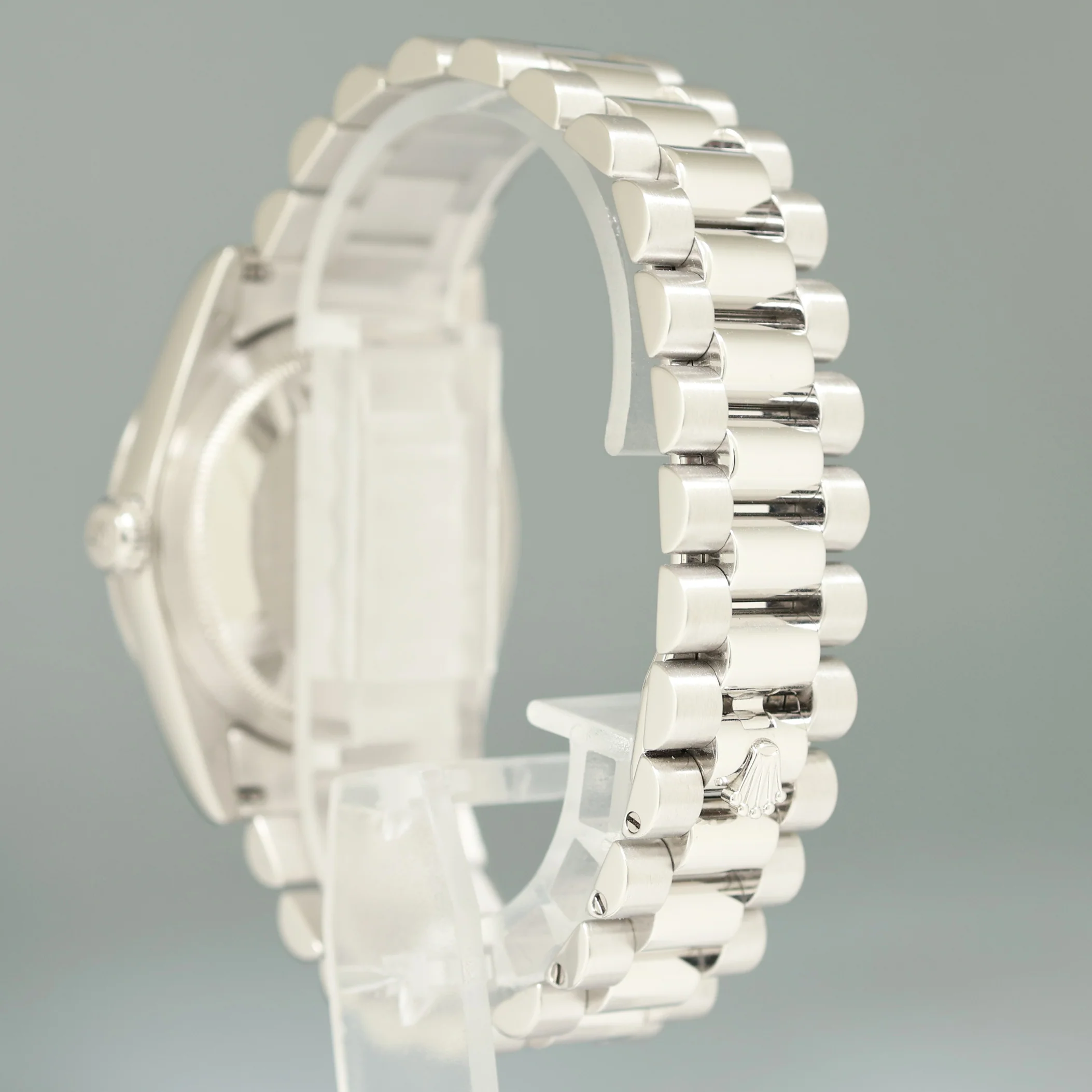 MINT Rolex Platinum Day Date President 118206 Teardrop Sapphire 36mm Watch Box - Image 4