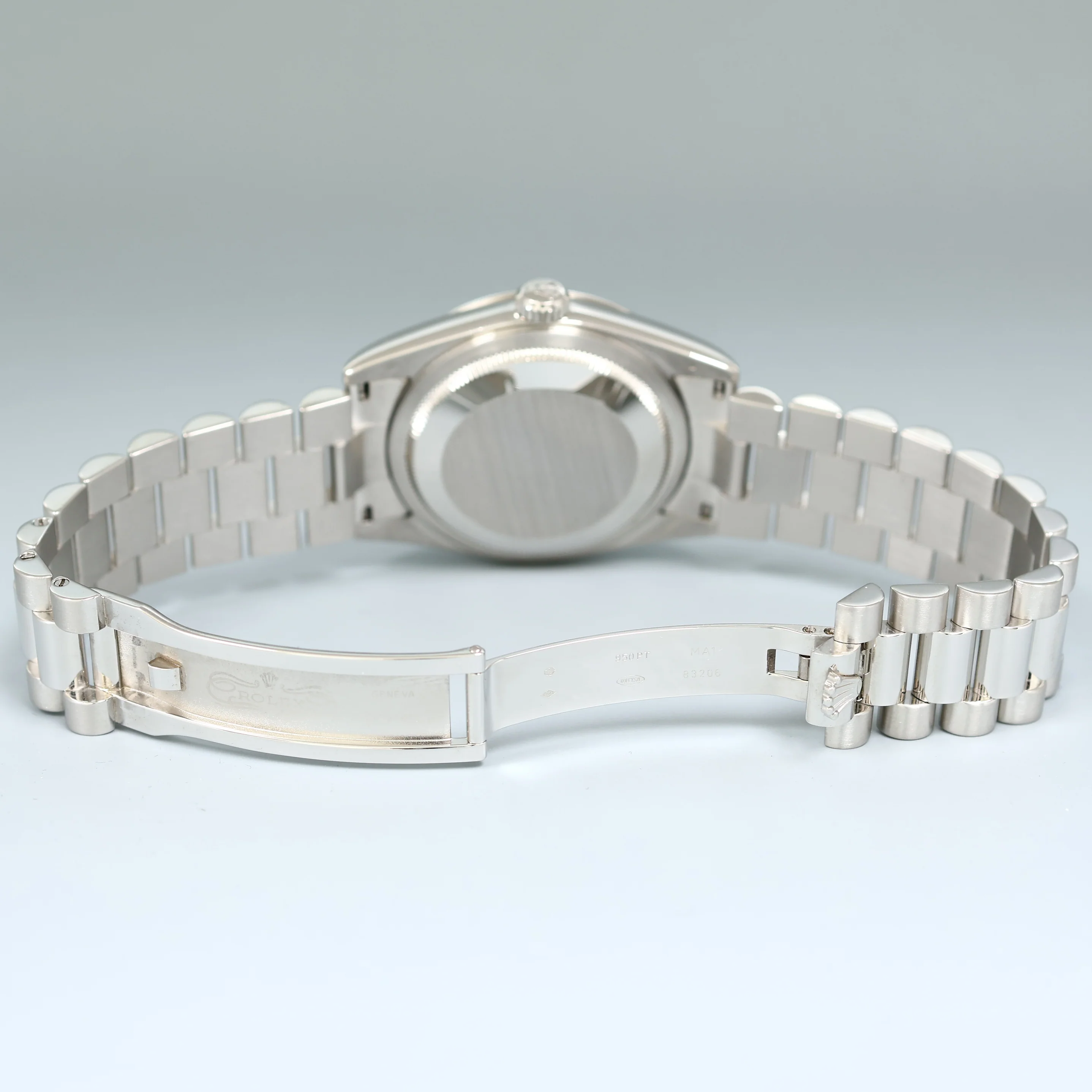 MINT Rolex Platinum Day Date President 118206 Teardrop Sapphire 36mm Watch Box - Image 7