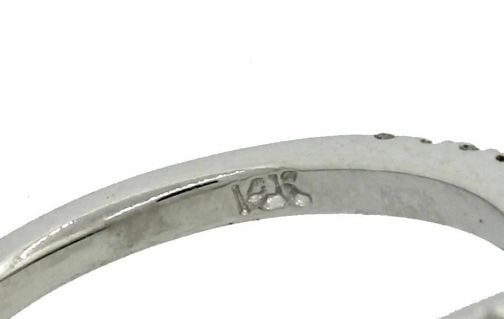 Modern 14k White Gold 1.41ctw Princess GIA Diamond Halo Engagement Ring - Image 8