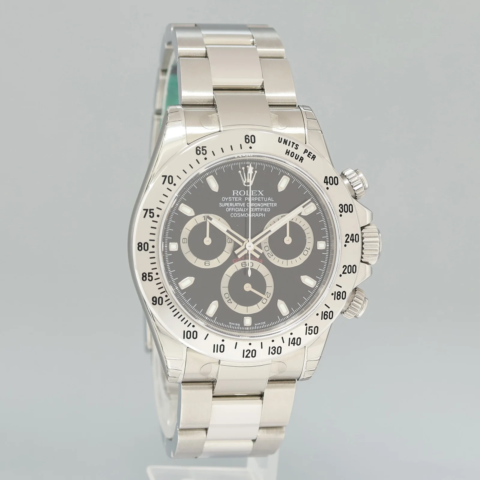 STICKERS NEW Rolex Daytona 116520 Black Steel Chrono Cosmograph 40mm Watch Box - Image 3
