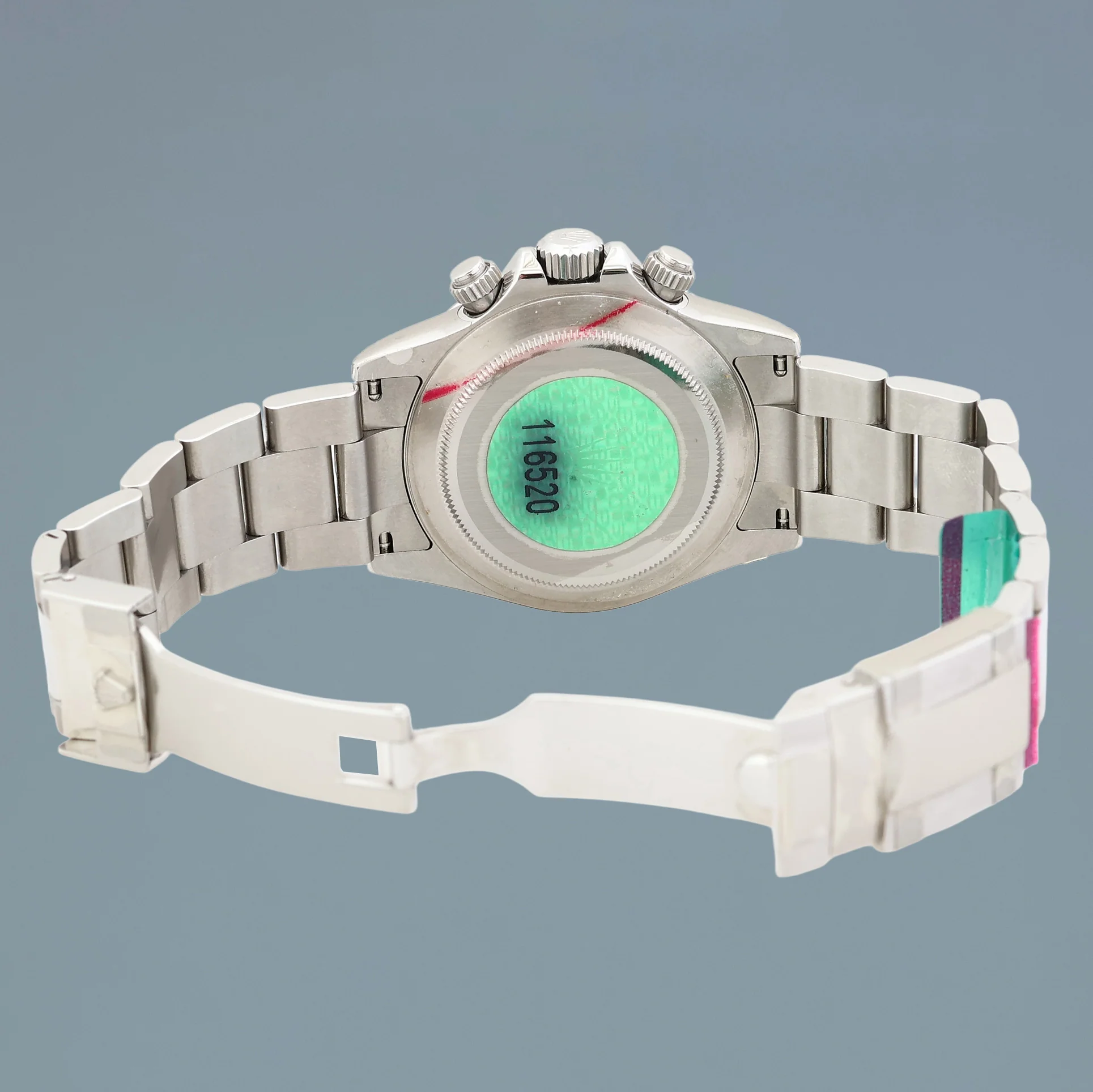 STICKERS NEW Rolex Daytona 116520 Black Steel Chrono Cosmograph 40mm Watch Box - Image 8