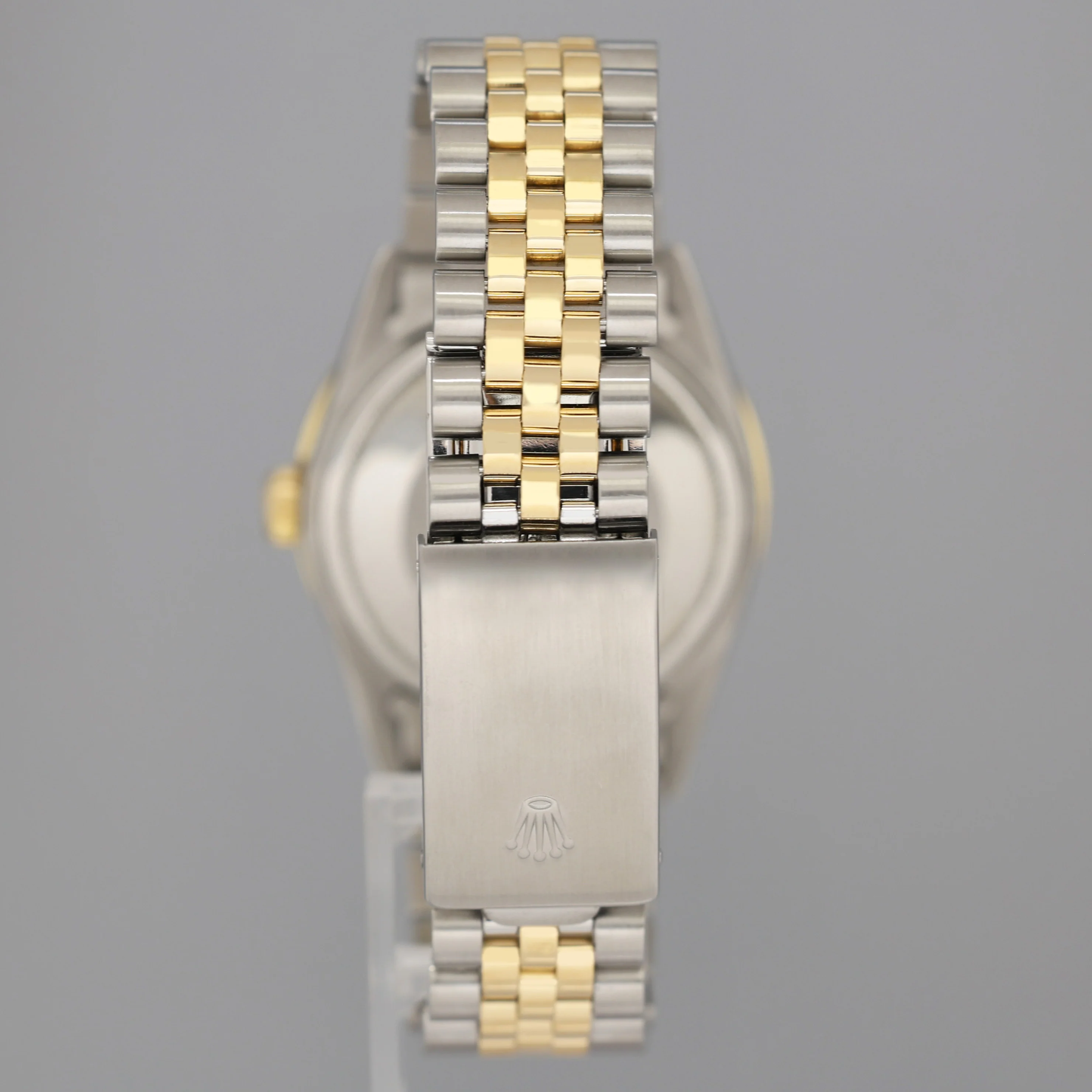 Rolex DateJust 16013 Black Diamond Bezel Two Tone Gold Jubilee Band Watch Box - Image 5