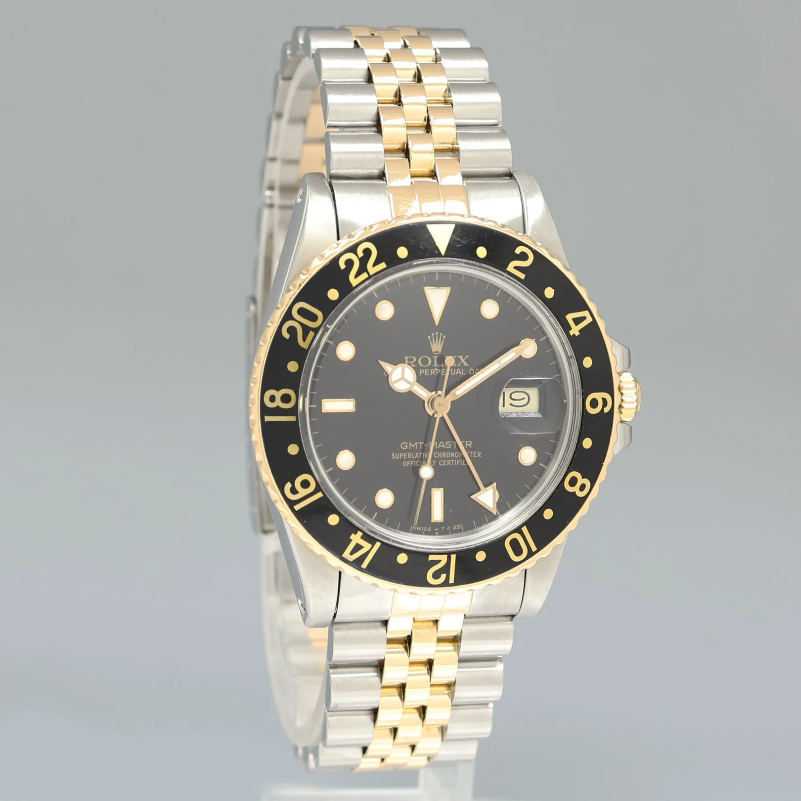 Rolex GMT-Master 2 16753 Two-Tone Yellow Jubilee Black Dial 40mm Watch Box - Image 3