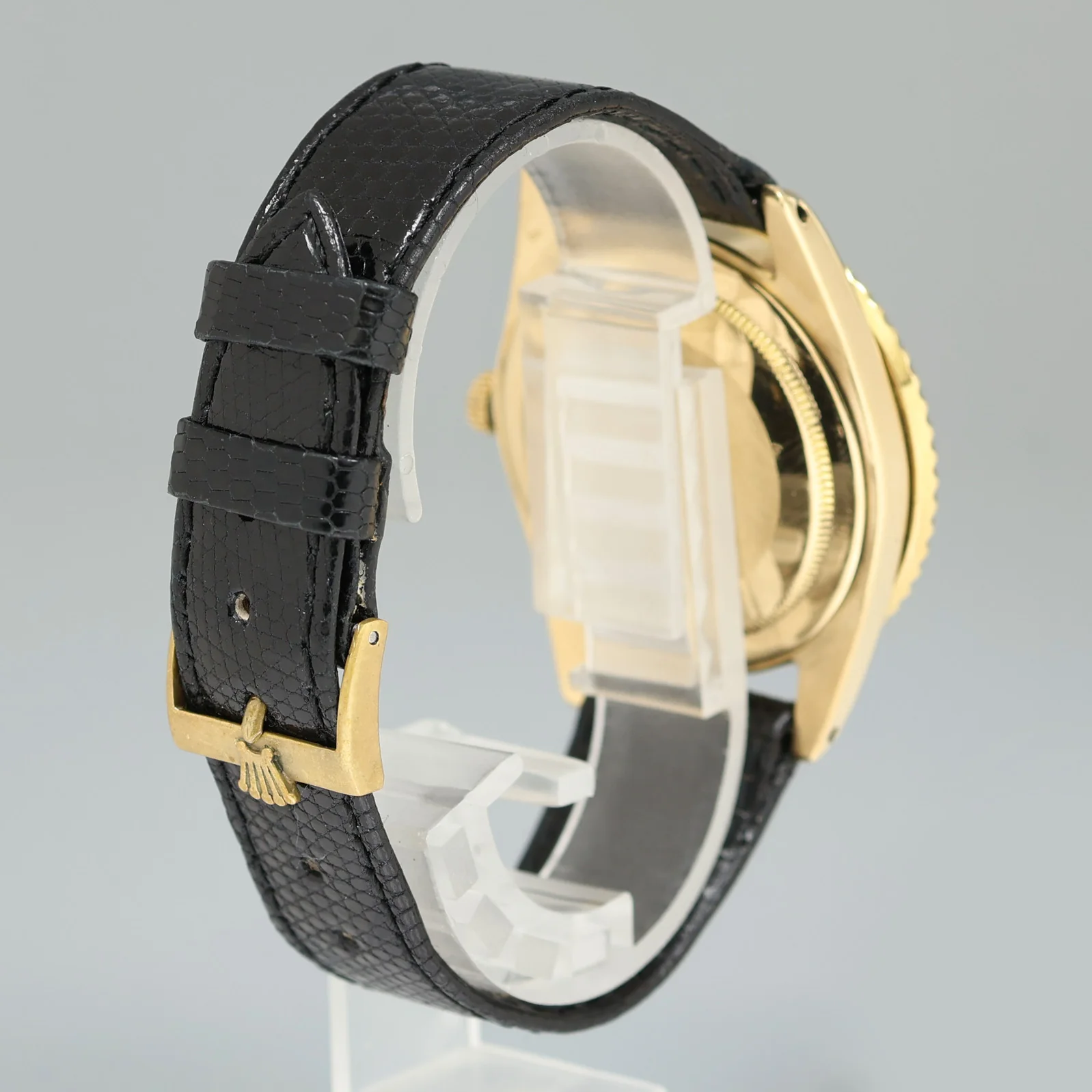 Rolex Root Beer 1675 NO CROWN GUARD Yellow Gold GMT Brown Nipple Watch - Image 6