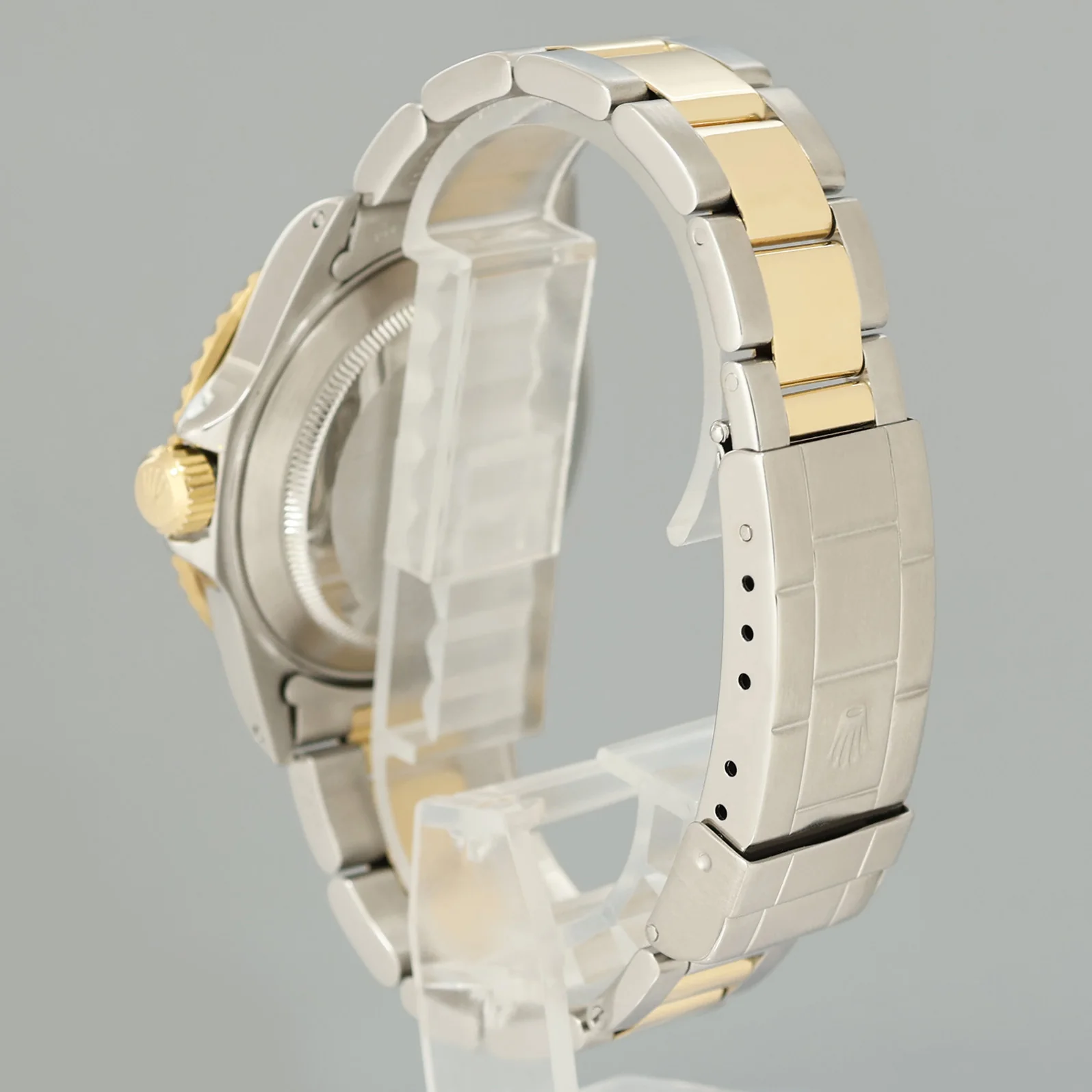 Rolex Submariner 16613 Two Tone Gold Champagne Serti Diamond Watch Box - Image 4