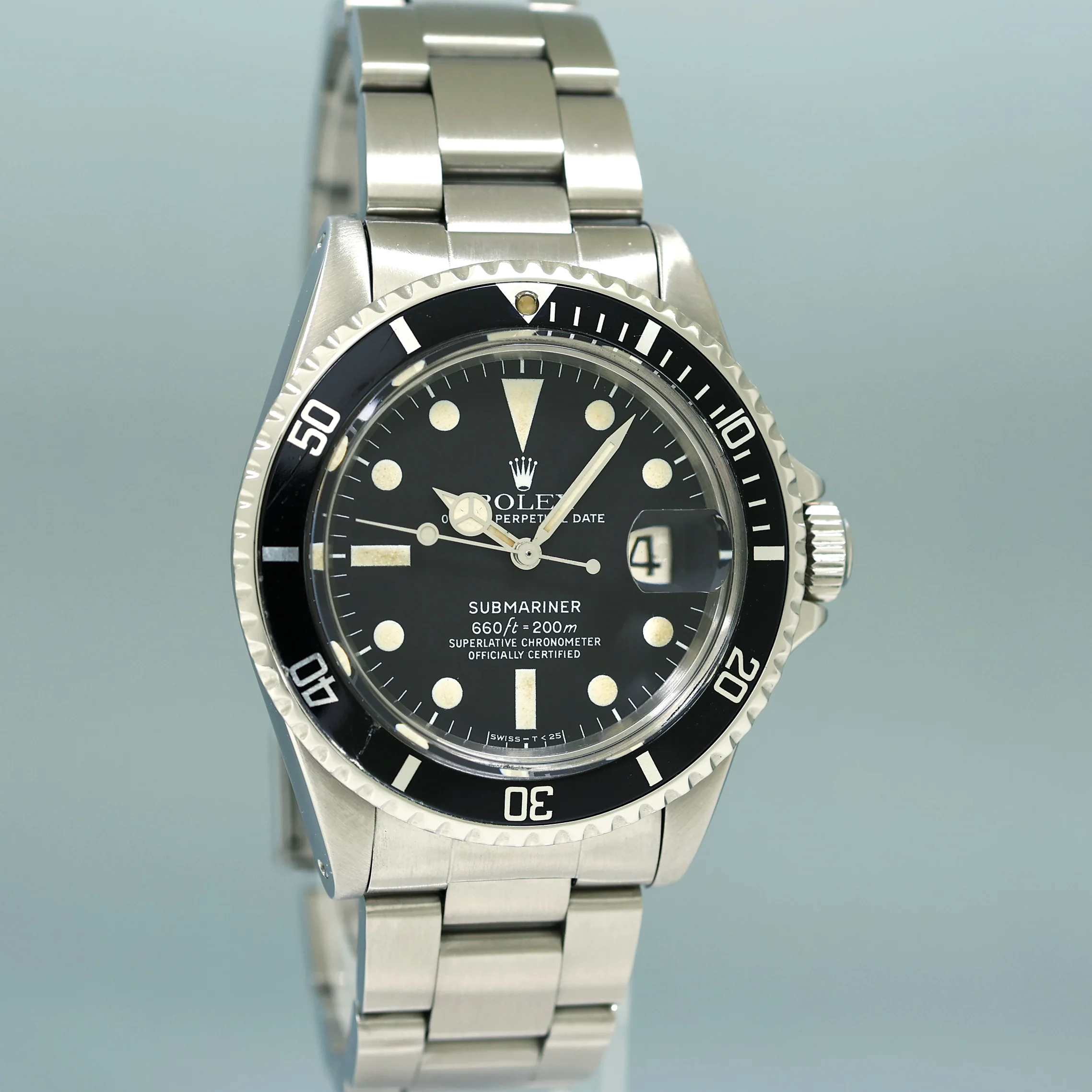 Vintage Rolex Submariner Date 1680 Steel Black Oyster 40mm Watch Box - Image 3